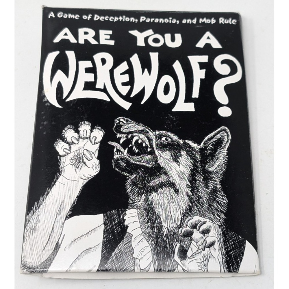 2012 Looney Labs Are you a Werewolf‎ Card Game English Complete